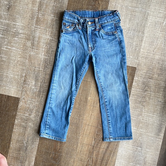 Lucky Brand Dungaree jeans with embroidered pocket - Picture 3 of 9